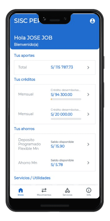 Aplicación Móvil SISC PERÚ